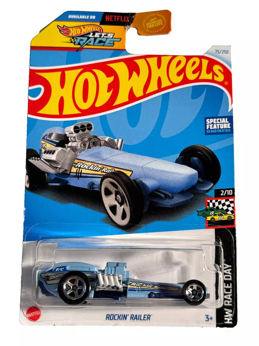 HOT WHEELS Rockin' Railer Blue