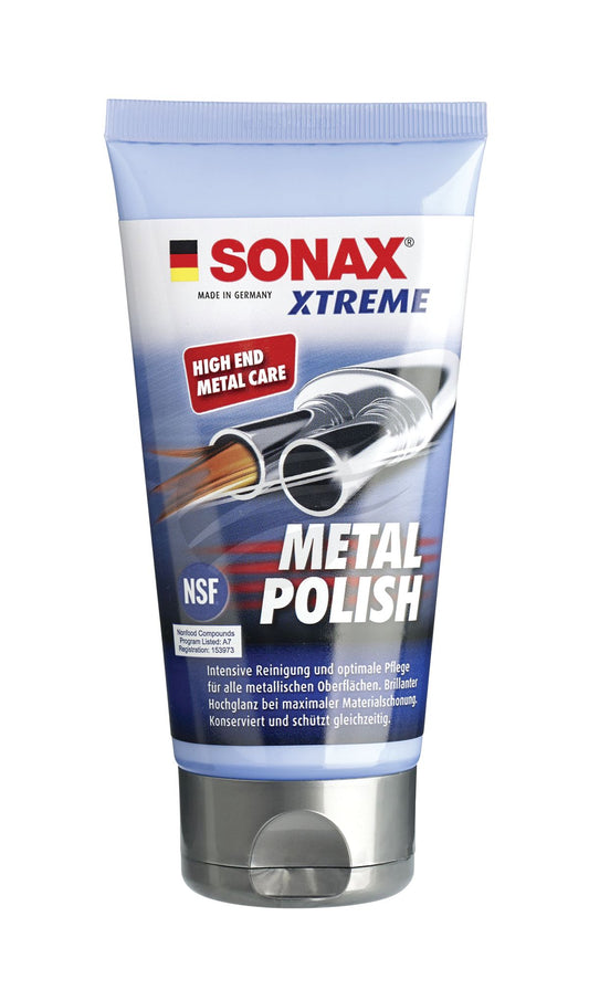 SONAX - XTREME METAL POLISH squeeze tube - Made in Germany